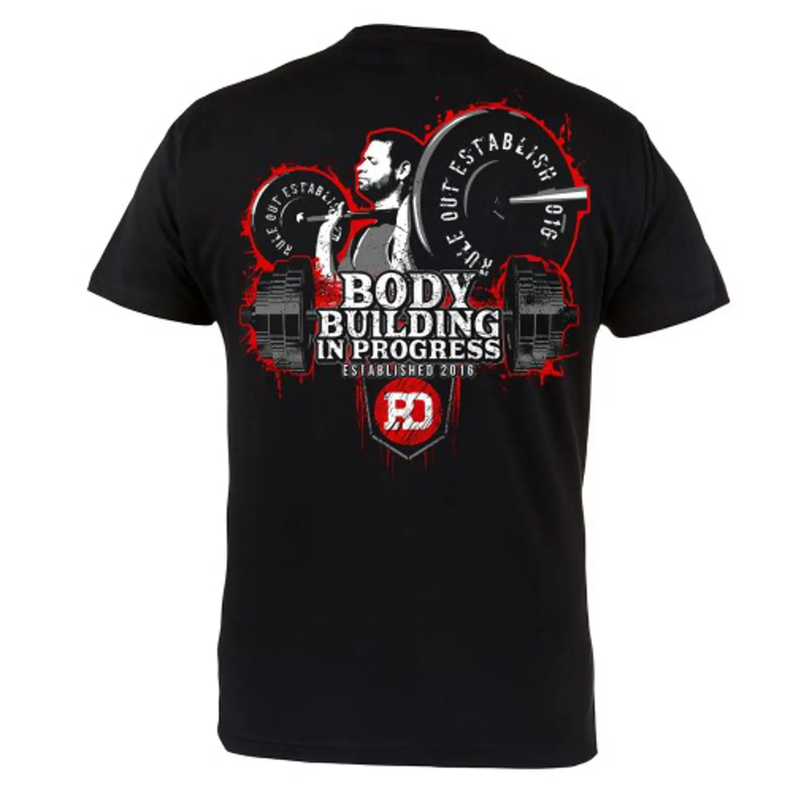Vintage Fashion Build - BODY BUILDING T SHIRT vintage Washed