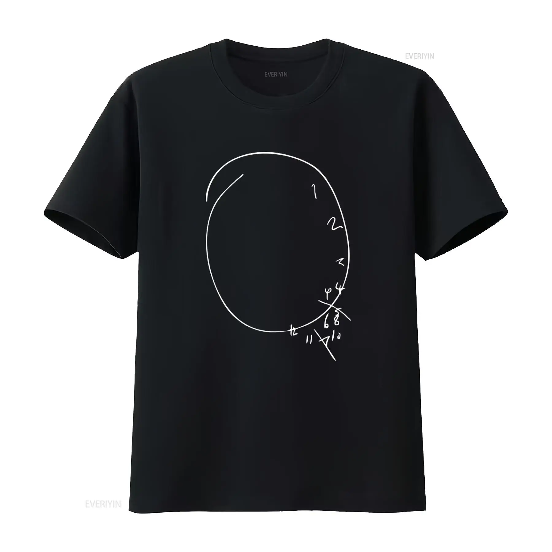 Vintage Fashion Drawings - Hannibal Lecter Clock Face Drawing Cult