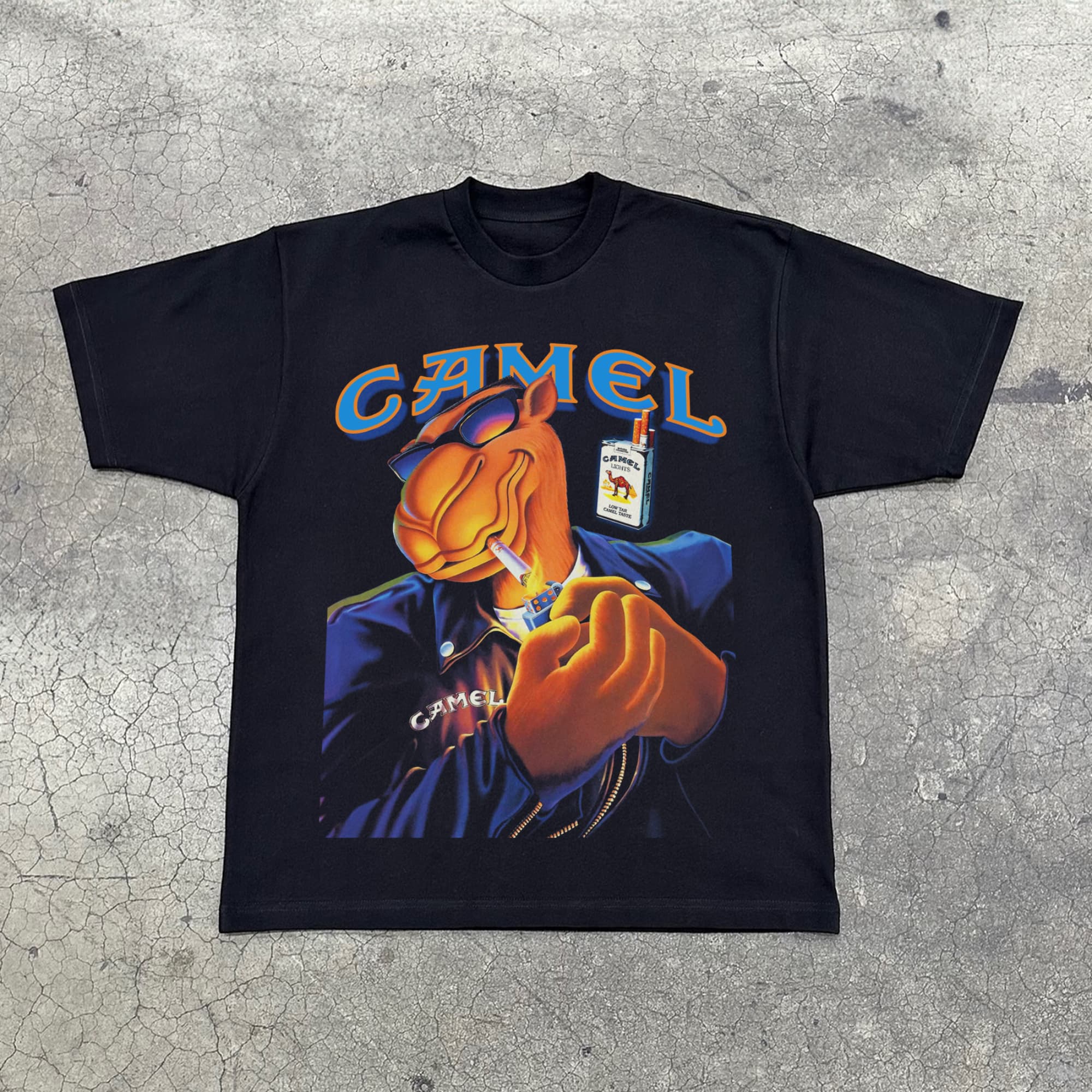 Vintage Fashion Toys - Vintage Camel Graphic T-Shirt Men Women