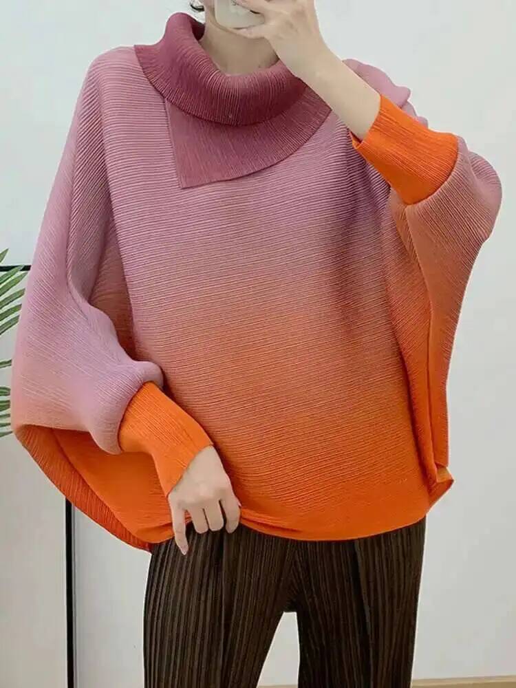 Pleated T-shirt Gradient For W - огляд і ціна Vintage Fashion Build