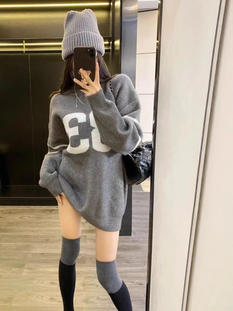 Y2K Vintage Knitted Sweater Wo - огляд і ціна Vintage Women Fashion