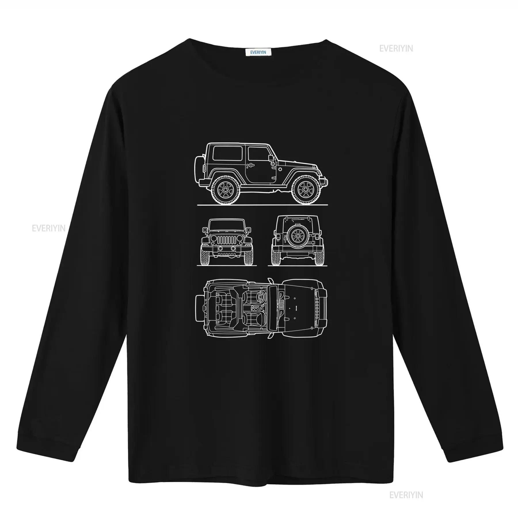 Off Road SUV Rubicon Men's T S - огляд і ціна Vintage Fashion Drawings