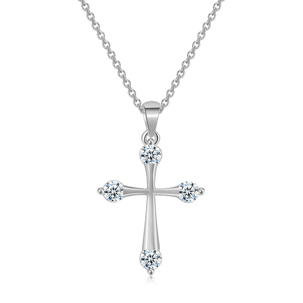 Silver Color Cross Pendant Nec - огляд і ціна Vintage Fashion Faire
