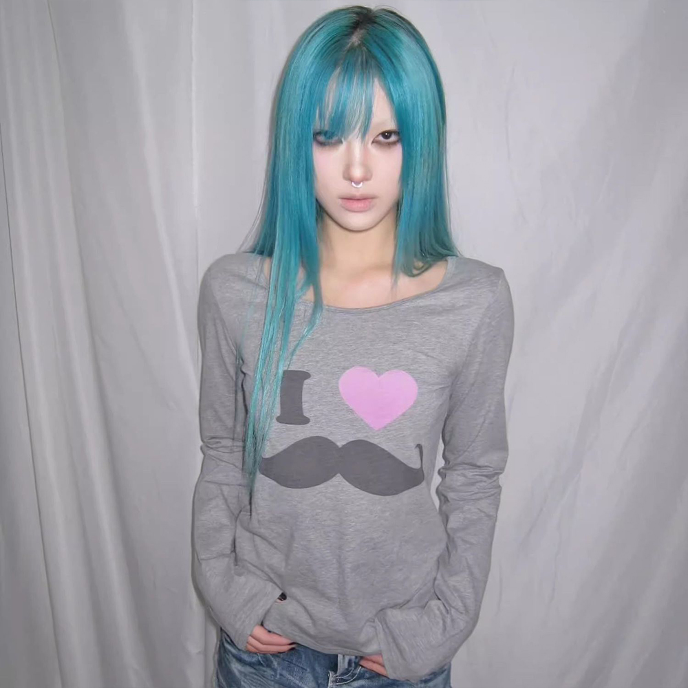 Japanese Y2K Beard Print T-Shi - огляд і ціна Vintage Fashion Japan