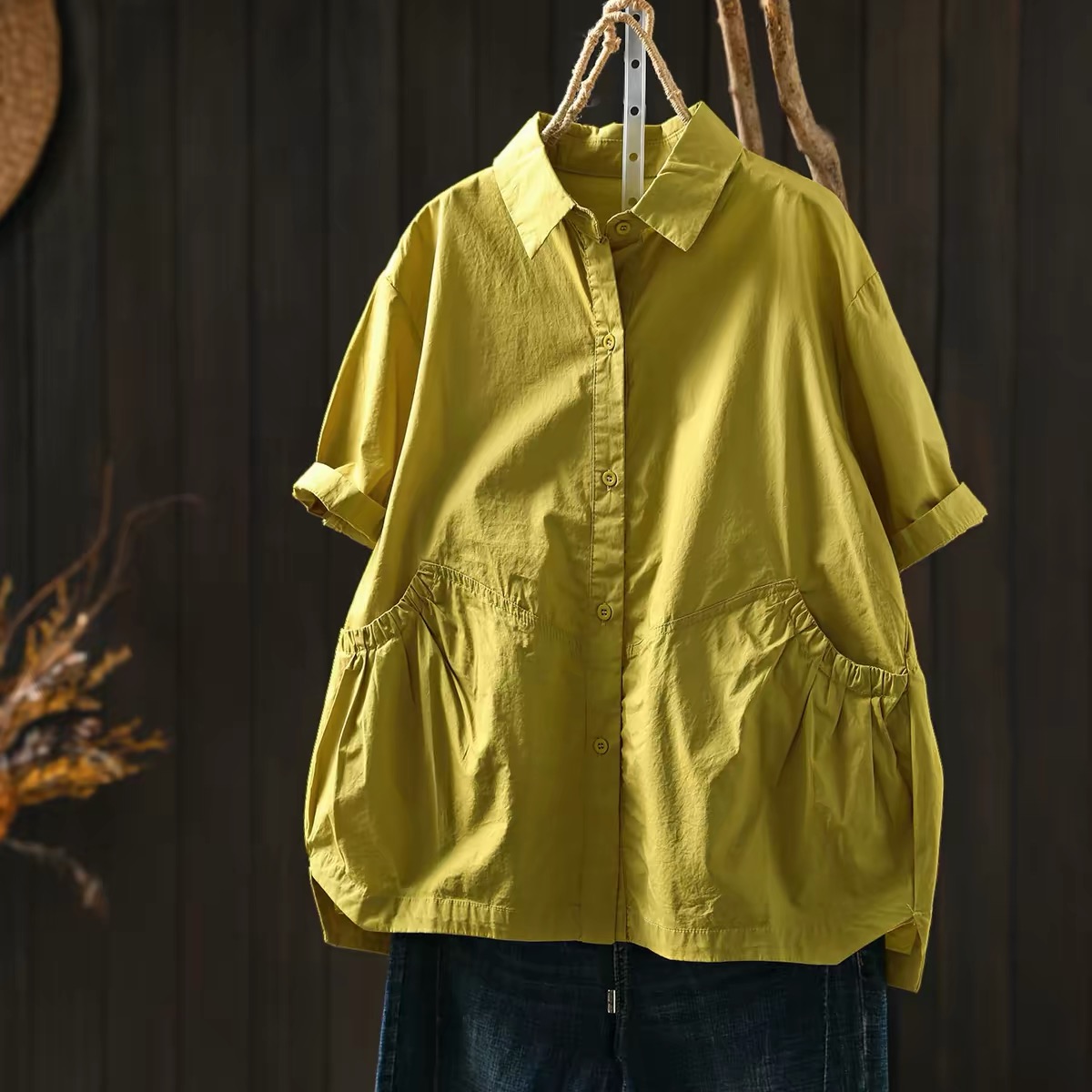 2026 Women Vintage Washed Cott - огляд і ціна Vintage Fashion Japan