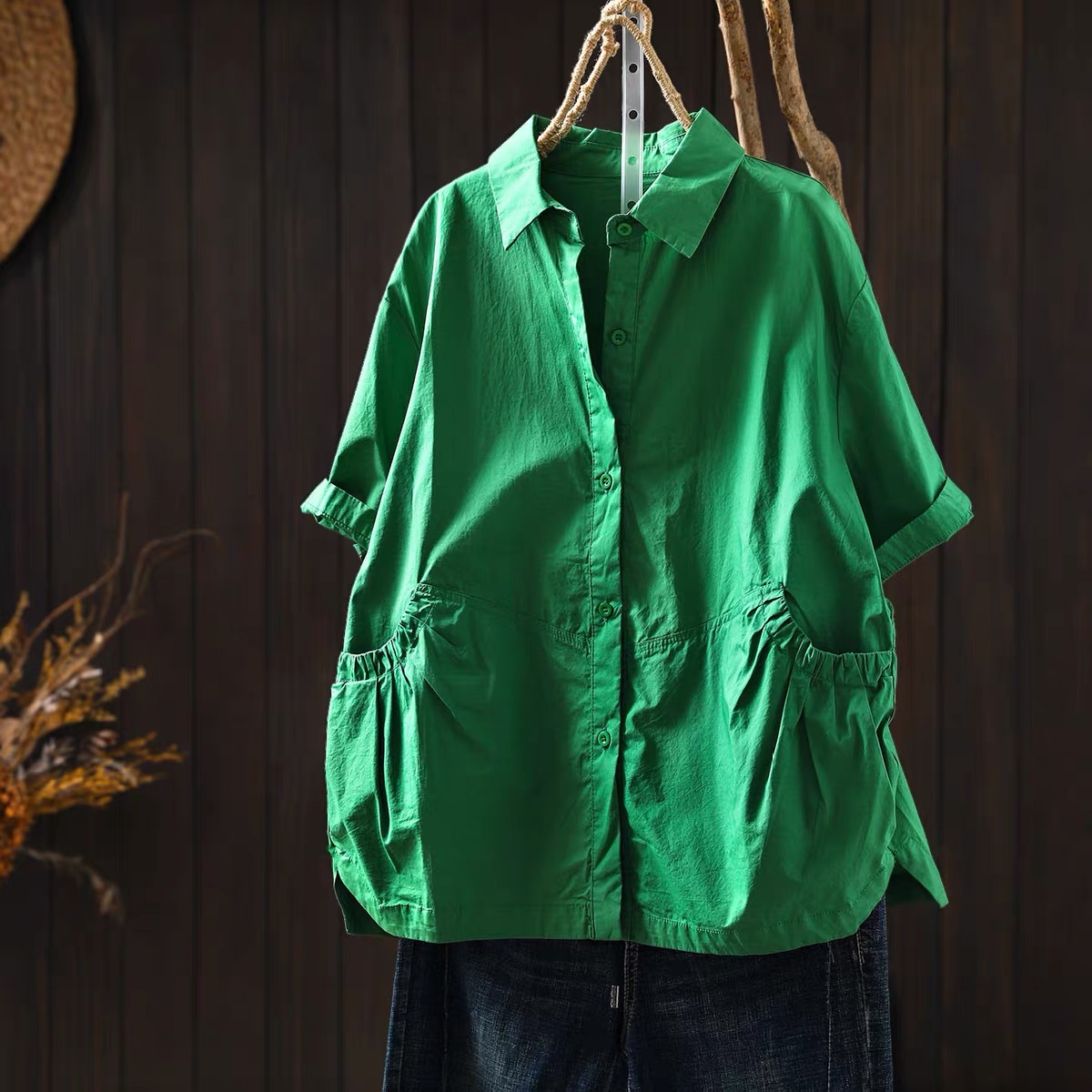 2026 Women Vintage Washed Cott - огляд і ціна Vintage Fashion Japan