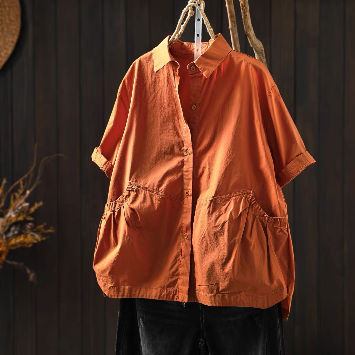 2026 Women Vintage Washed Cott - огляд і ціна Vintage Fashion Japan