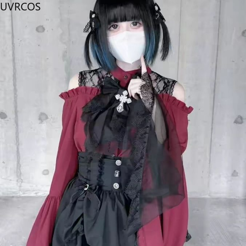 Gothic Y2k Lolita Style Shirts - огляд і ціна Vintage Fashion Japan