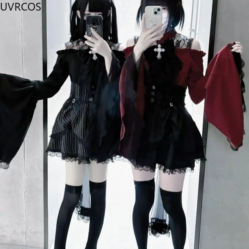 Gothic Y2k Lolita Style Shirts - огляд і ціна Vintage Fashion Japan